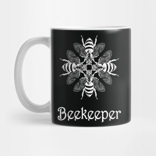 Beekeeper Beekeeping bees in cross honey gift Mug